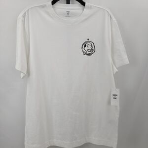 Mode of One Men’s Classic T-Shirt Bright White Size L Cotton